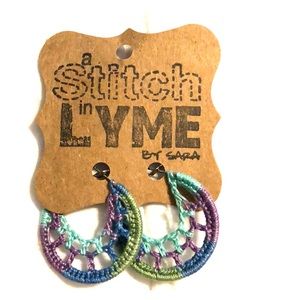 Handmade crochet earrings